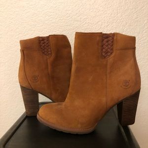 Timberland suede bootie. Never worn, like new.
